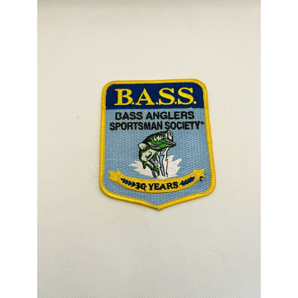 BASS ANGLERS SPORTSMAN SOCIETY FISHING CLUB 30 YEARS PATCH - Picture 3 of 4